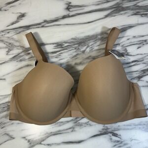 Wacoal 853387 Shape Revelation Shallow Top Underwire Bra 40DD Tan Nude Beige NWT